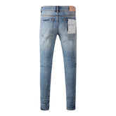Purple Brand Jeans Pure Cotton High Street Trend